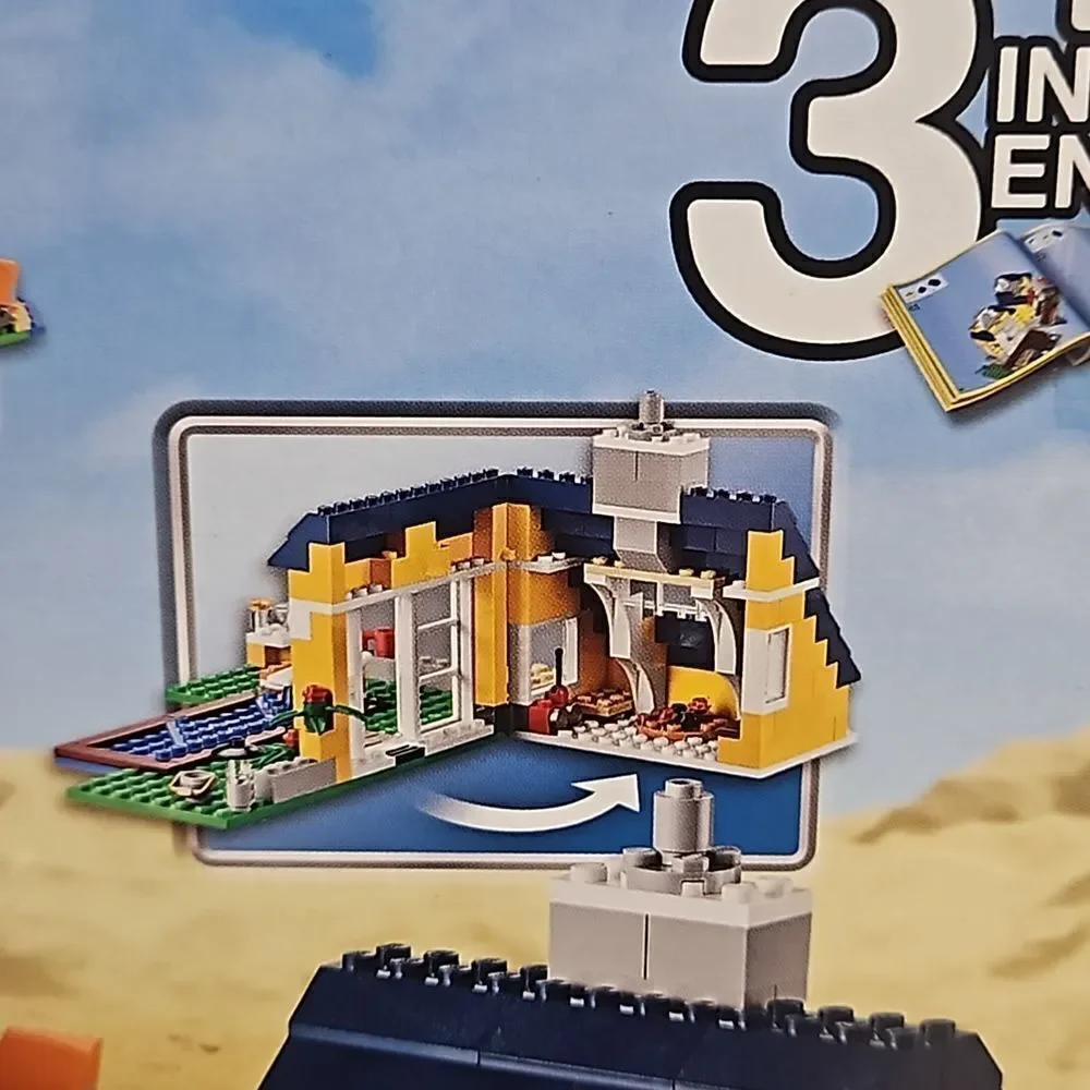 Lego 31035 Beach Hut House Creator 3 in 1 Set Sealed Retired